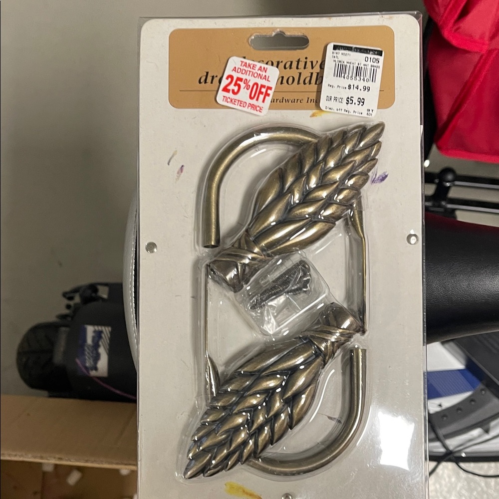 Decorative Brass Curtain Holdbacks